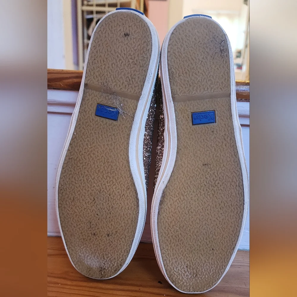Kate Spade X Keds Pink Glitter Sneakers